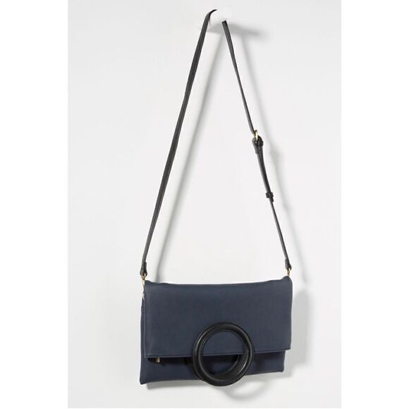 NEW Anthropologie Tabitha Foldover Ring Handle Crossbody Magnetic Purse Clutch - Picture 4 of 4